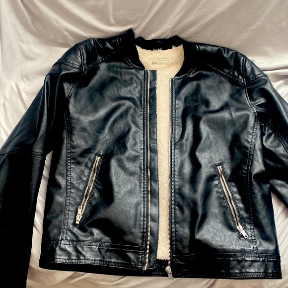 H&M beautiful leather jacket for nice young man - Picture 1 of 3
